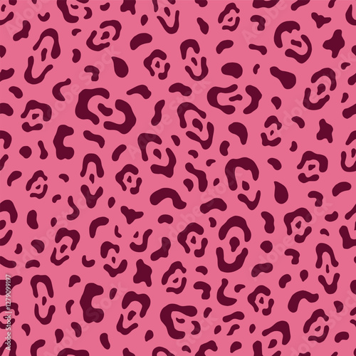 Seamless vector pattern of animals skin. Background for greeting card, website, printing on fabric, gift wrap, postcard and wallpapers. 