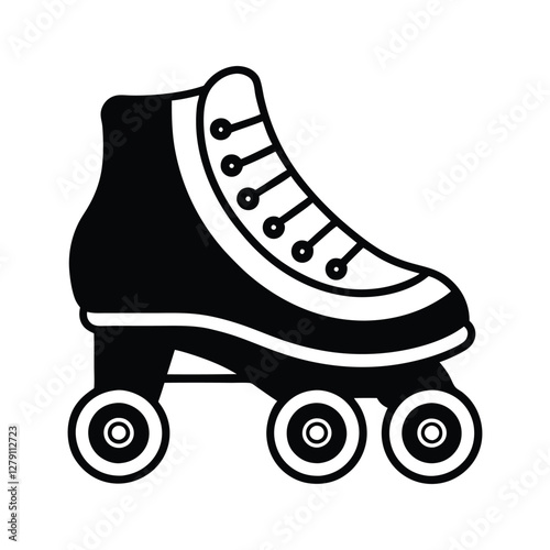 roller skates isolated on white background