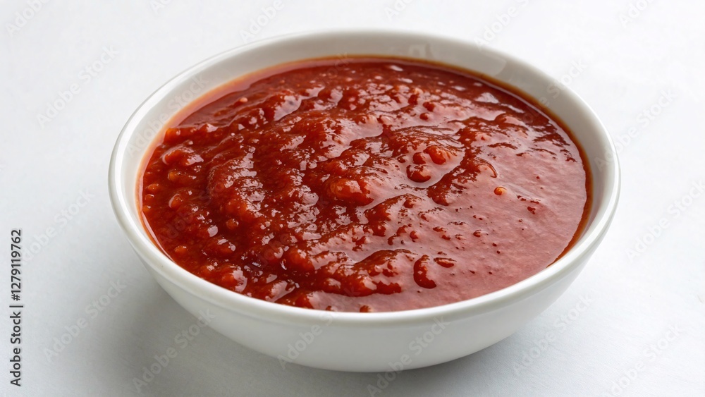Classic Marinara: Tomato Sauce in a Simple White Bowl Classic Marinara: Tomato Sauce in a Simple White Bowl