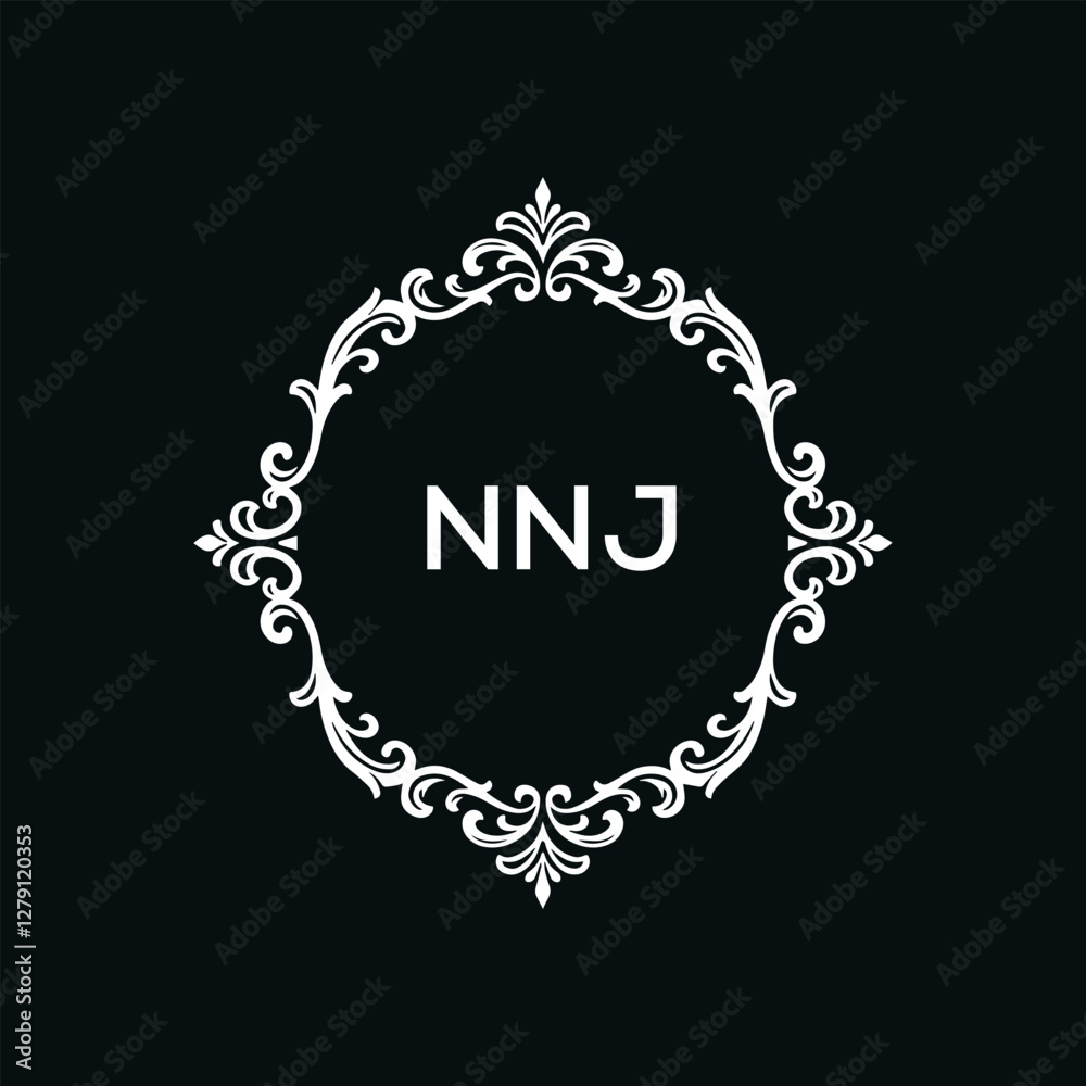 NNJ Letter Initial Logo Design Template Vector Illustration NNJ Letter Initial Logo Design Template Vector Illustration