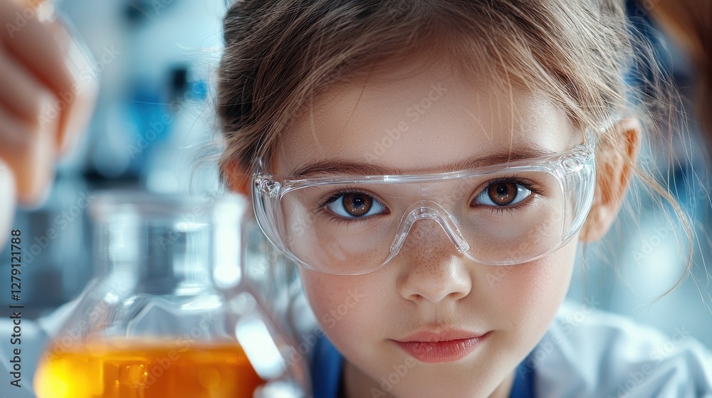 Young Scientist Working in a Laboratory Young Scientist Working in a Laboratory
