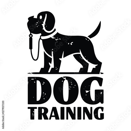 Stylish Dog Training Logo for Business.
