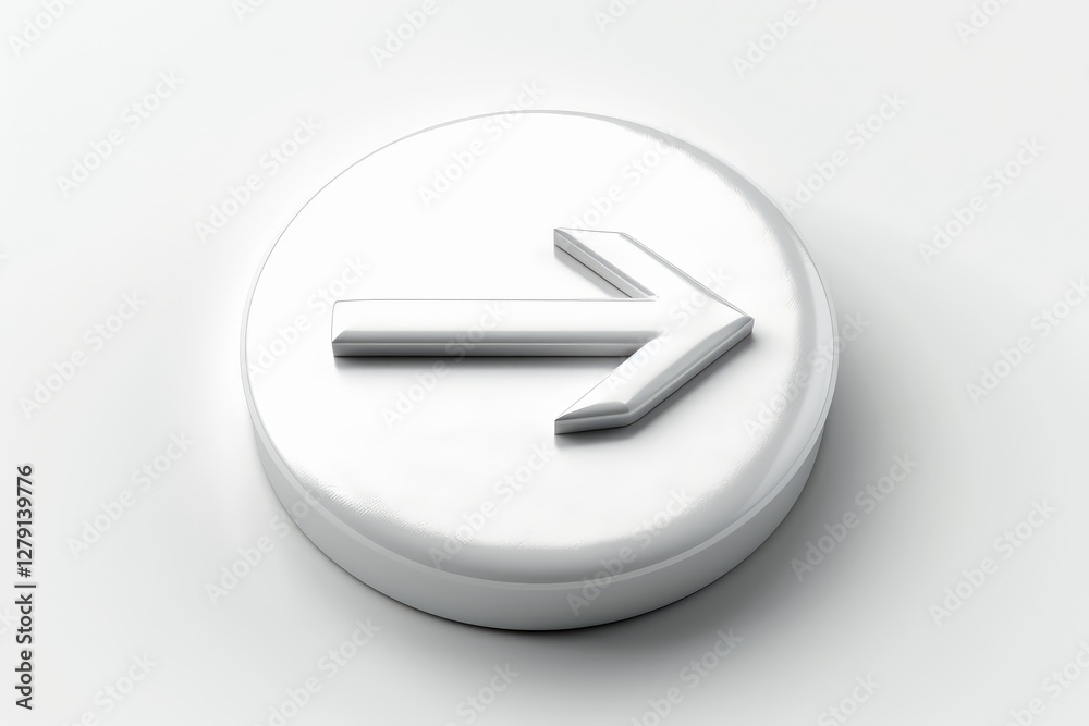 A 3d arrow on white background in deffirent way A 3d arrow on white background in deffirent way