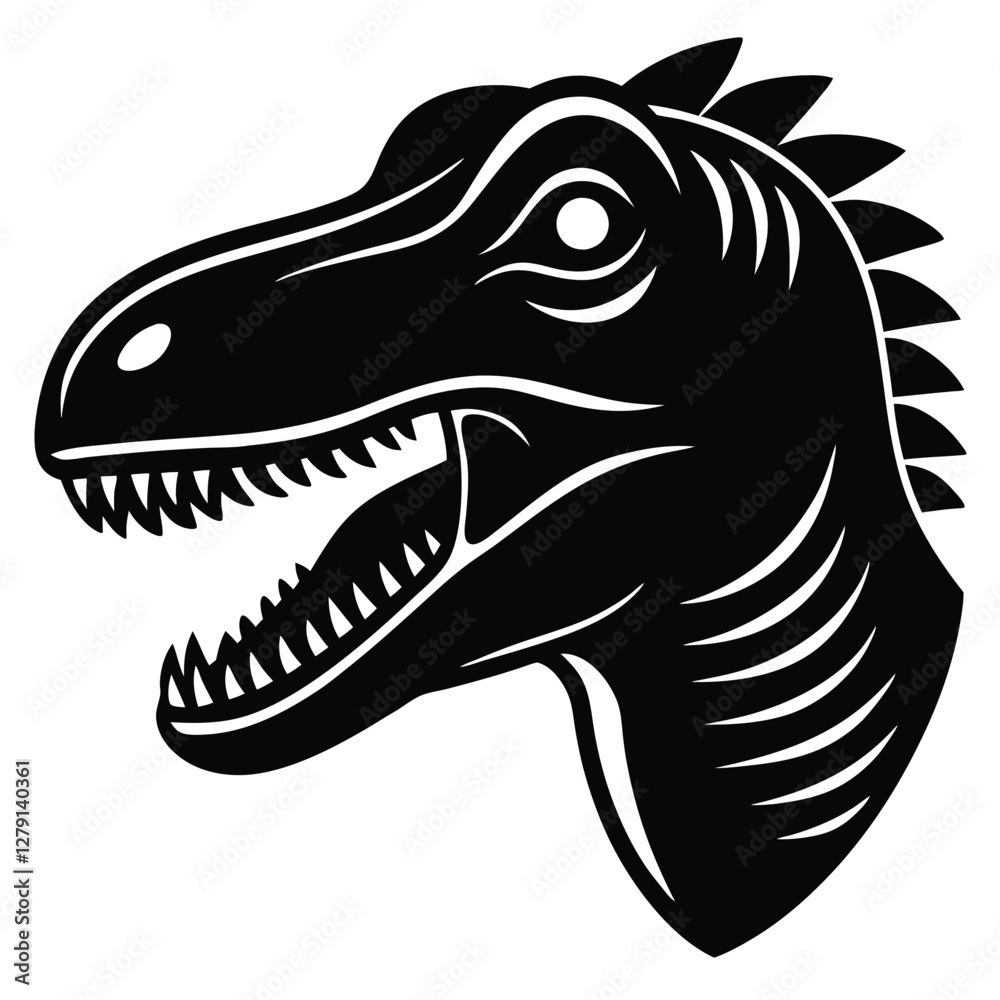 vector illustration of cartoon dinosaur vector illustration of cartoon dinosaur