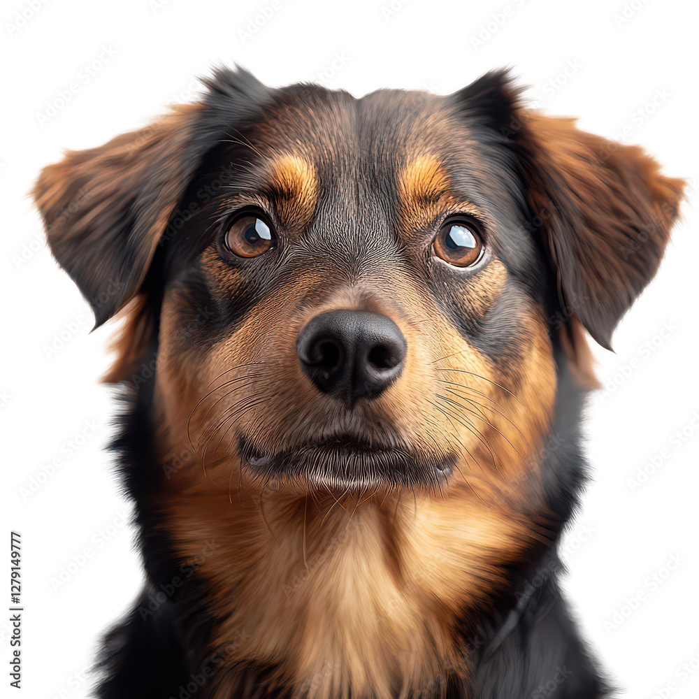 Beautiful Border Collie Mix Breed Dog isolated on transparent background Beautiful Border Collie Mix Breed Dog isolated on transparent background