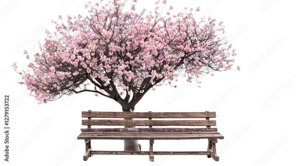 Rustic Bench on transparent background PNG. Rustic Bench on transparent background PNG.