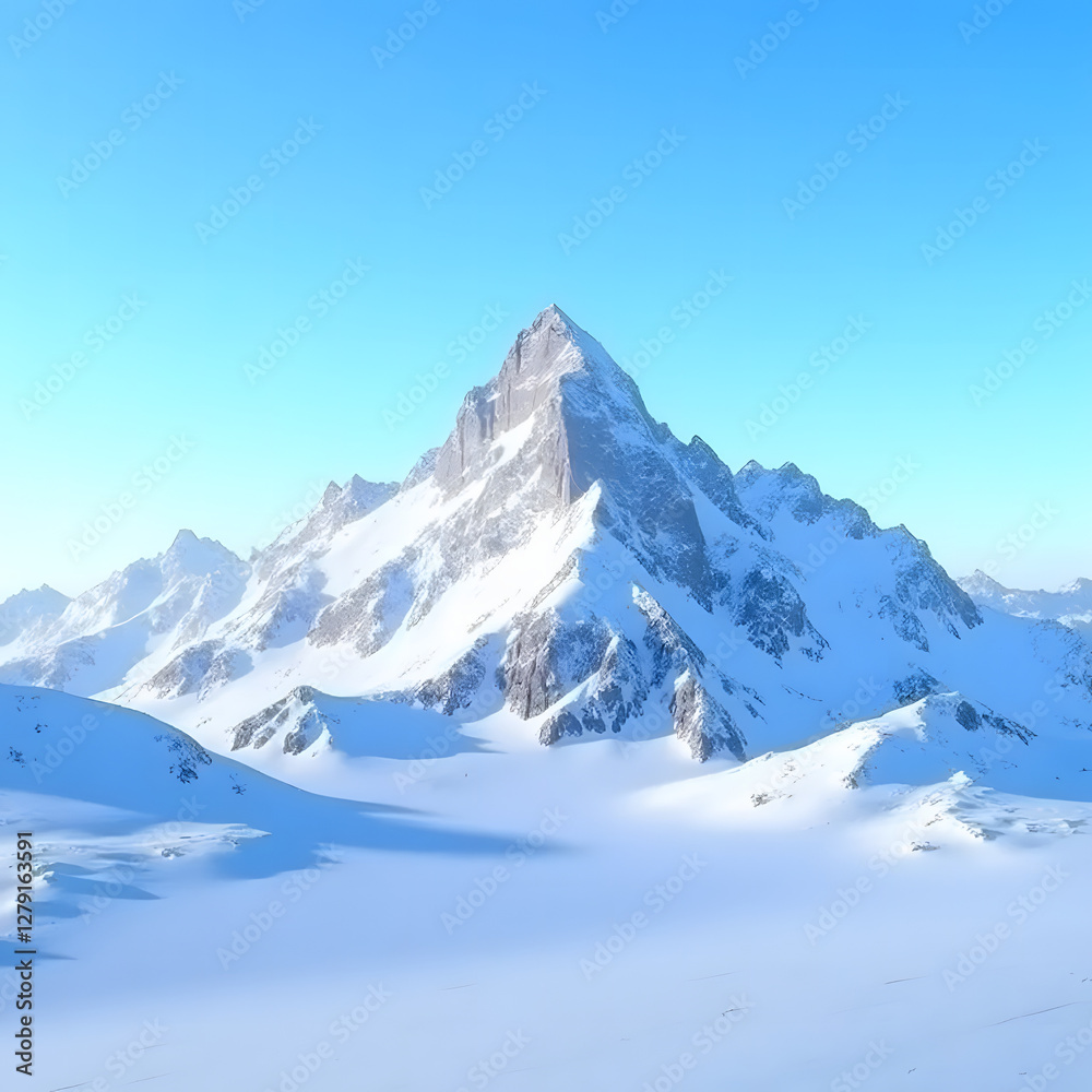 Obraz premium snow covered mountains