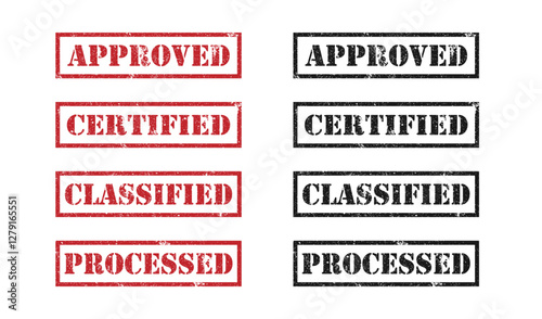 Approved vector Rubber Stamp. Grunge rubber stamp with text. Certified stamp stock-vector