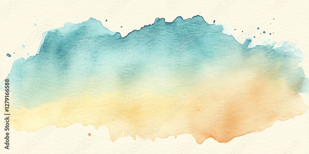 Obraz premium Watercolor Abstract Splashes