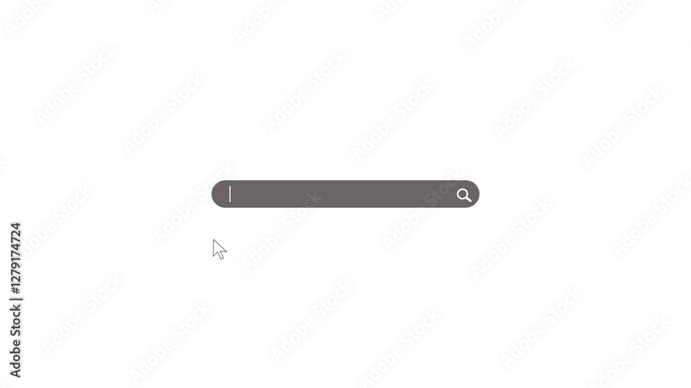 Search bar icon animation. web search engine bar motion graphics with magnifying glass icon. Search bar icon animation. web search engine bar motion graphics with magnifying glass icon.