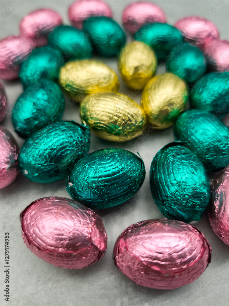 Chocolate easter eggs celebrating spring festivities in prague Chocolate easter eggs celebrating spring festivities in prague