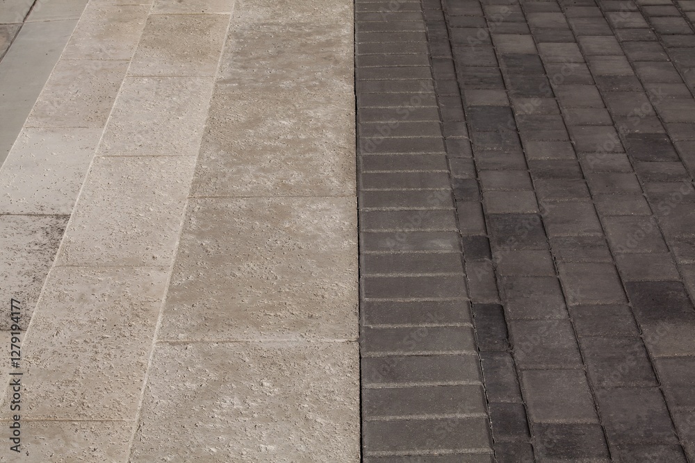 Obraz premium concrete block pavement