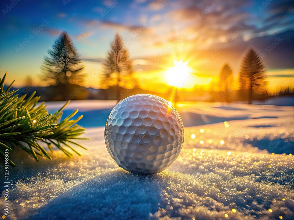 Happy New Year 2023 Golf Ball Tilt Shift Photography Happy New Year 2023 Golf Ball Tilt Shift Photography