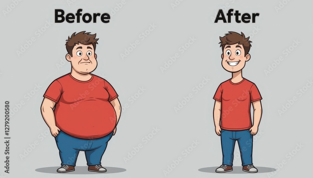 Transformation Journey of a Young Man from Overweight to Fit Transformation Journey of a Young Man from Overweight to Fit