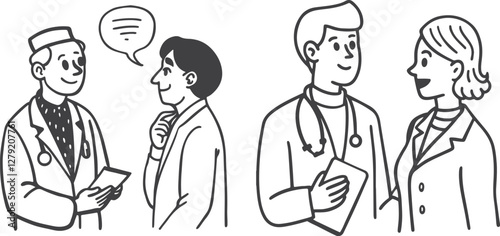 Doctors Discussing Healthcare