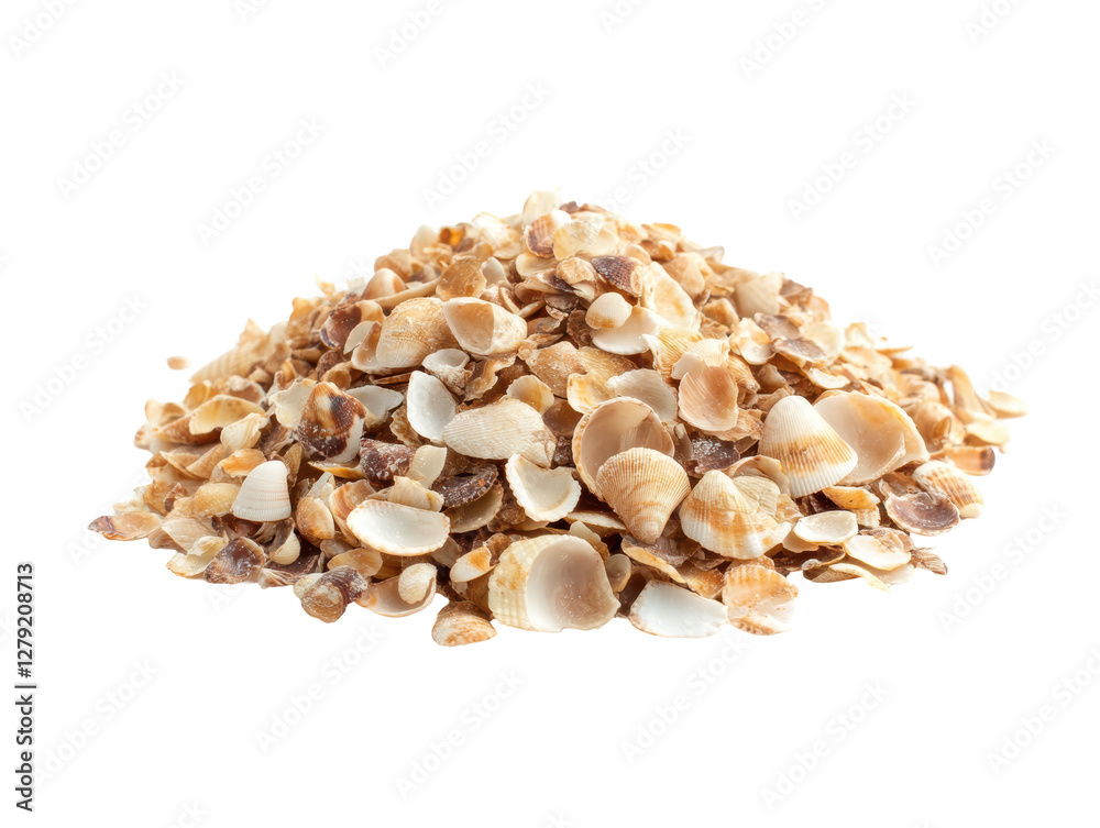 Isolated Mound of Broken Shells Isolated Mound of Broken Shells