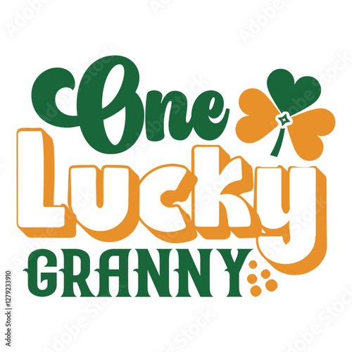 One lucky granny SVG Design