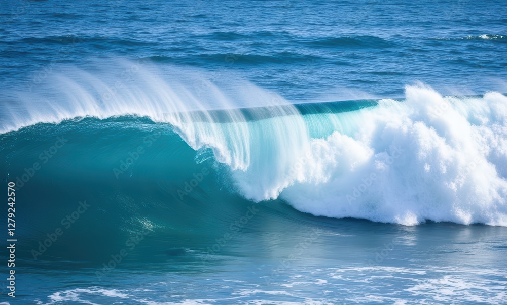 Dynamic ocean wave in motion Dynamic ocean wave in motion