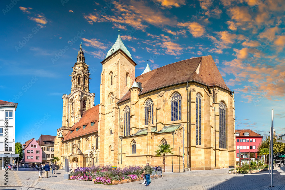 Obraz premium Kirche, Heilbronn, Deutschland 