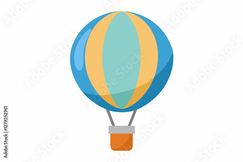 hot air balloon vector illustration