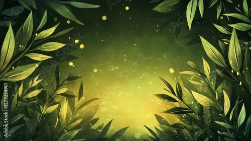 Enchanted Forest: A Serene Green Oasis