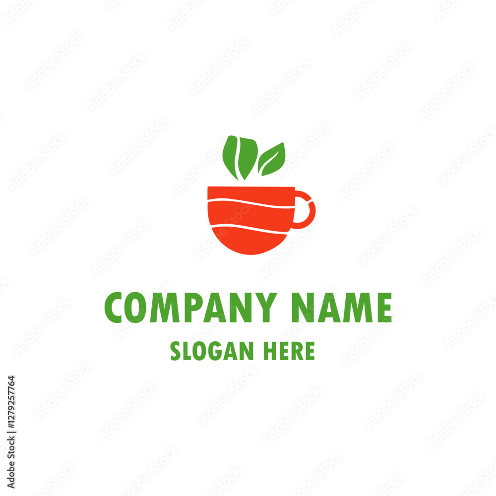 Coffee, coffee shop logo template Coffee, coffee shop logo template