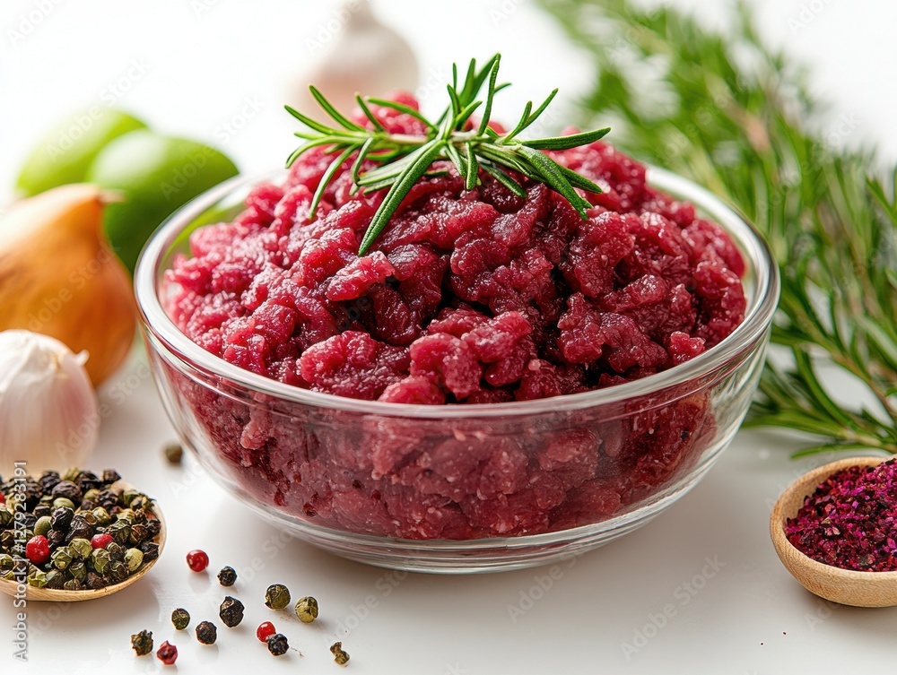 Beef and Rosemary Bowl with Lime and Garlic Seasonings. Beef and Rosemary Bowl with Lime and Garlic Seasonings.