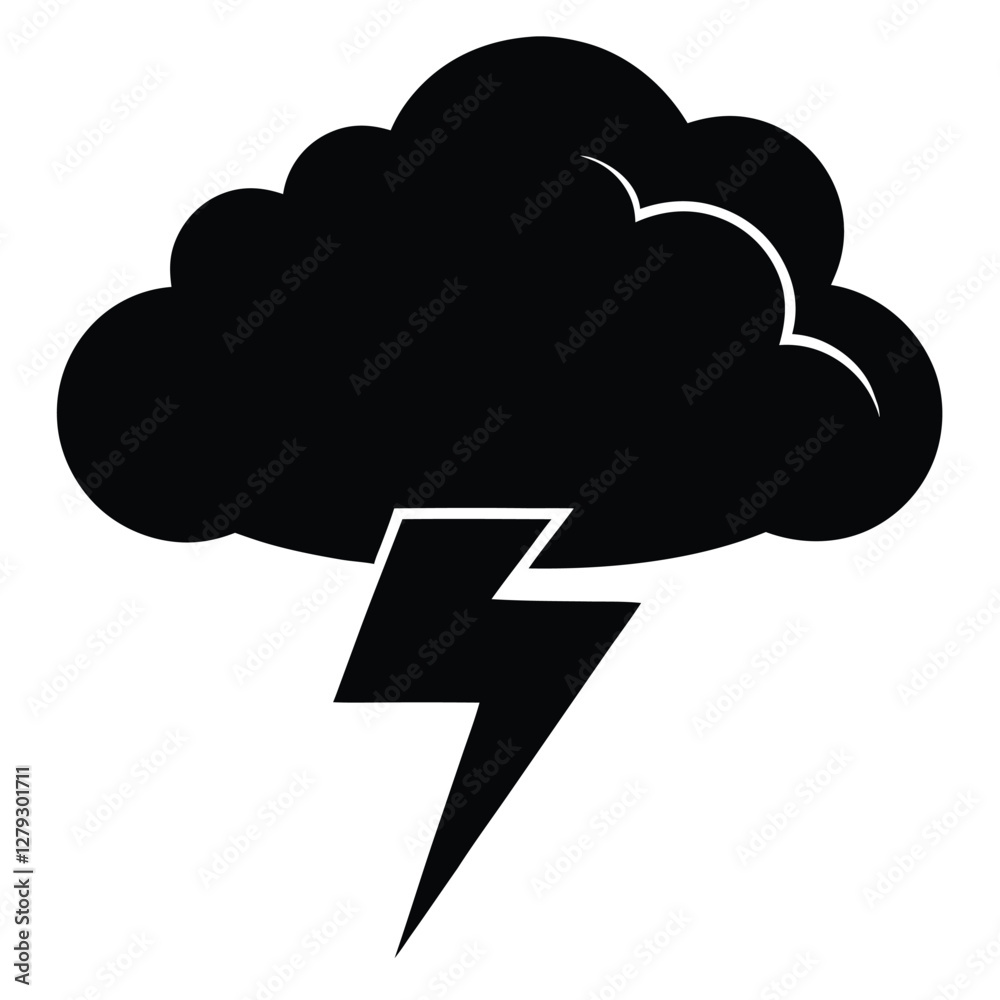 silhouette-vector-illustration-of-a-thunderstorm silhouette-vector-illustration-of-a-thunderstorm