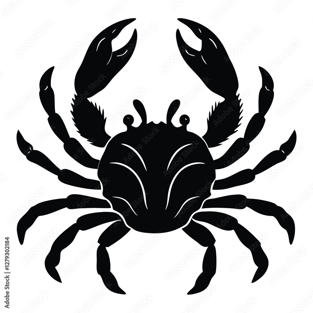 blue crab on white background vector illustration blue crab on white background vector illustration