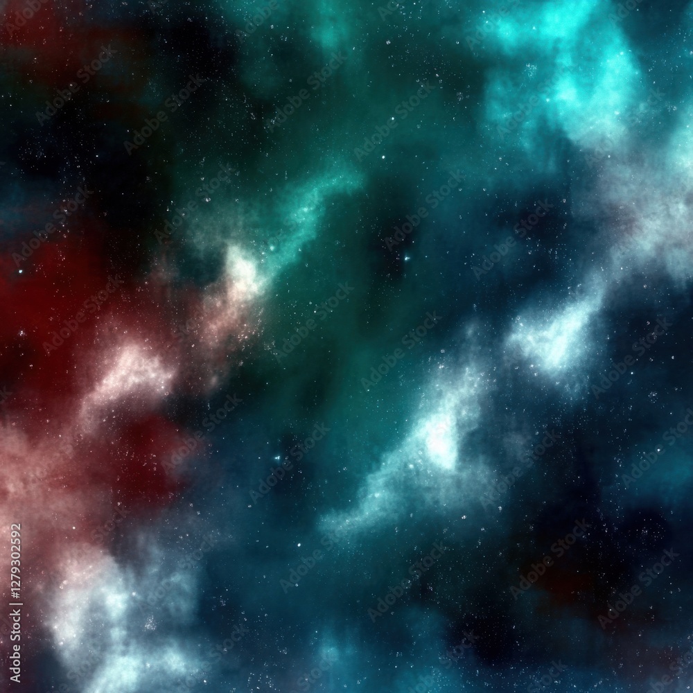 Naklejka premium deep space nebula