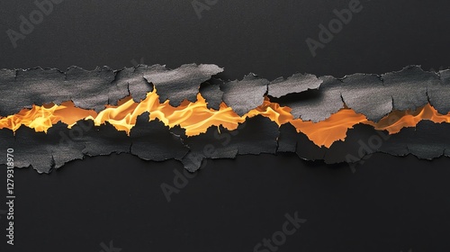 Abstract design showcasing a textured surface with a vibrant flame-like glow.