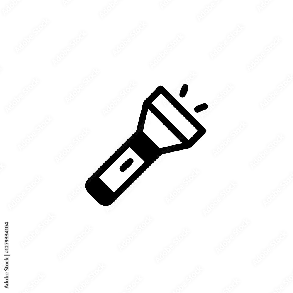 flashlight pictogram isolated on transparent background
flashlight pictogram isolated on transparent background