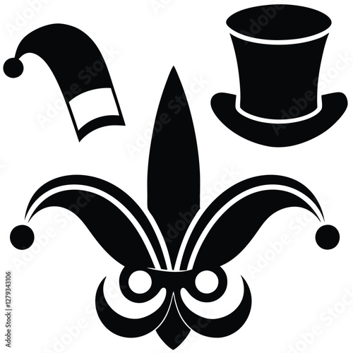 Beautiful Female Mask vector icon art illustration, mask icon vector art, modern and stylish mask.