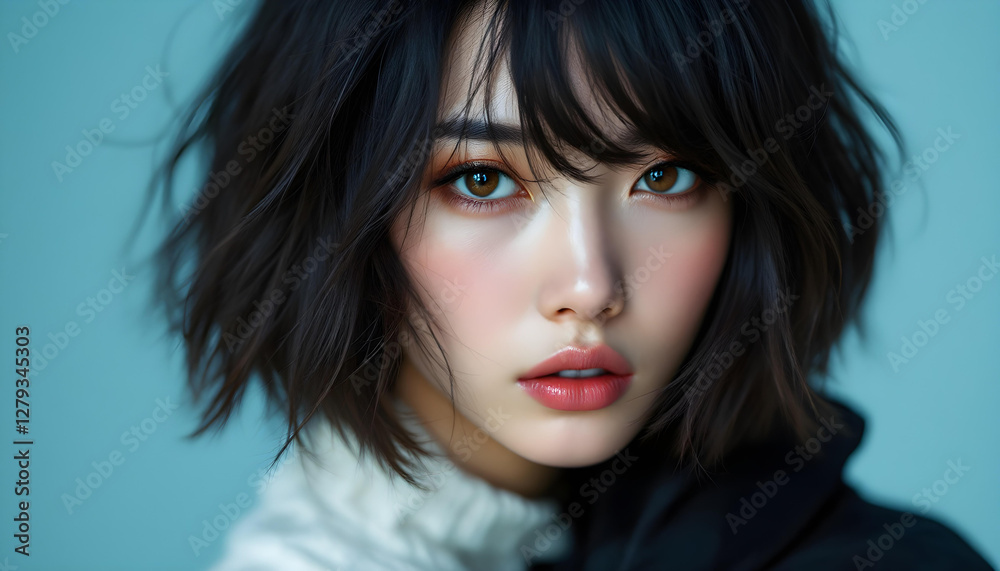 ファンタジーストーリー(アザーブルーの色彩を纏った女性) ファンタジーストーリー(アザーブルーの色彩を纏った女性)