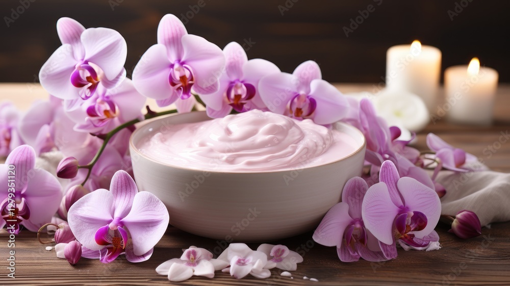 Spa Day Relaxation: Luxurious Orchid and Cream Spa Day Relaxation: Luxurious Orchid and Cream