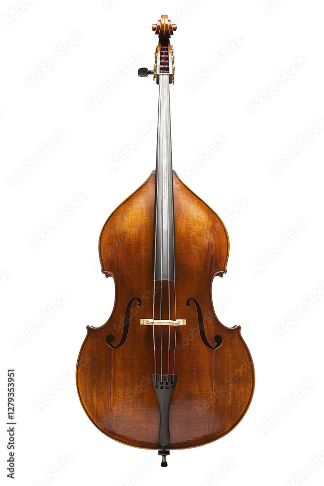 Obraz premium Isolated Upright Bass