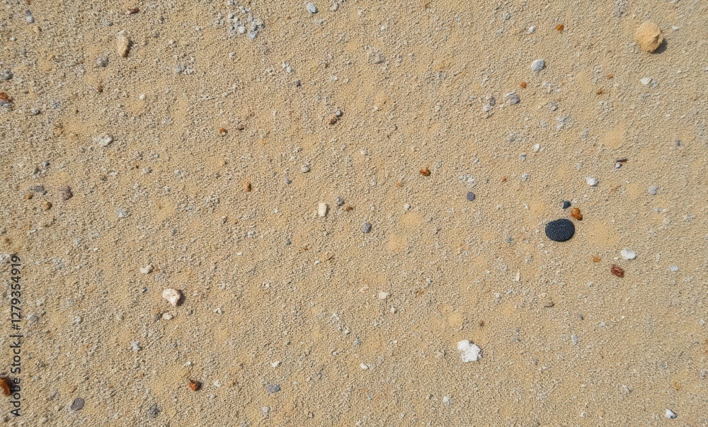 Close-up of sandy beach texture Close-up of sandy beach texture