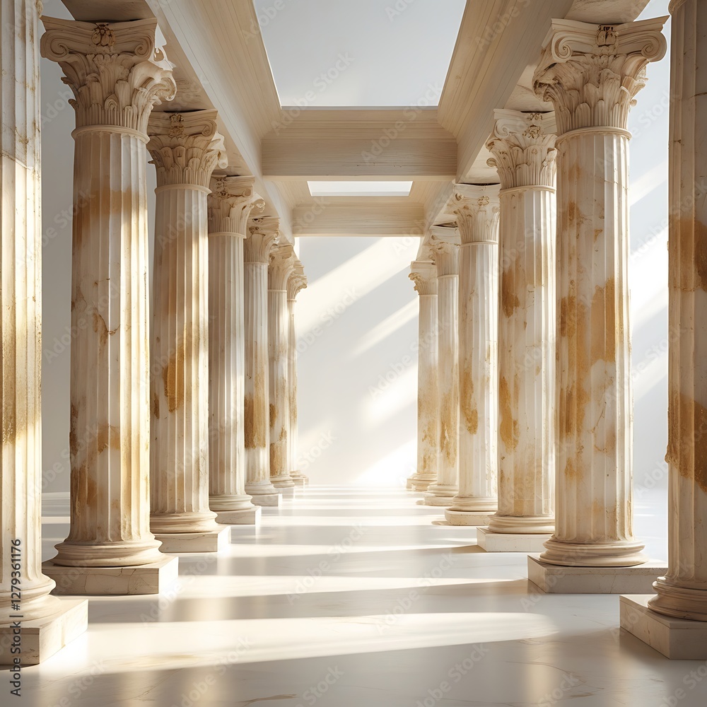 Fototapeta premium columns in the palace