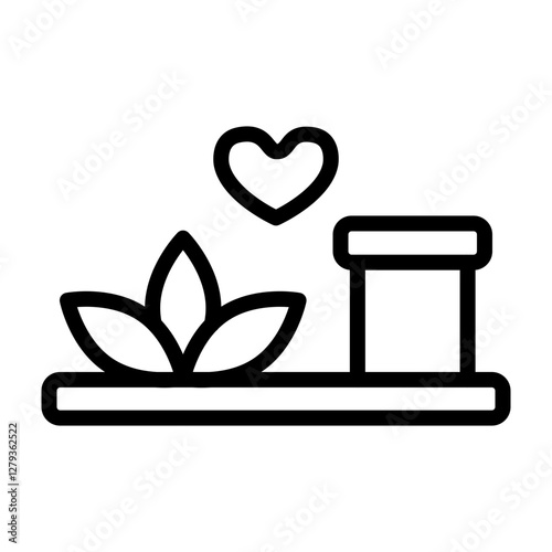 Therapeutic Tools Vector Line Icon Design