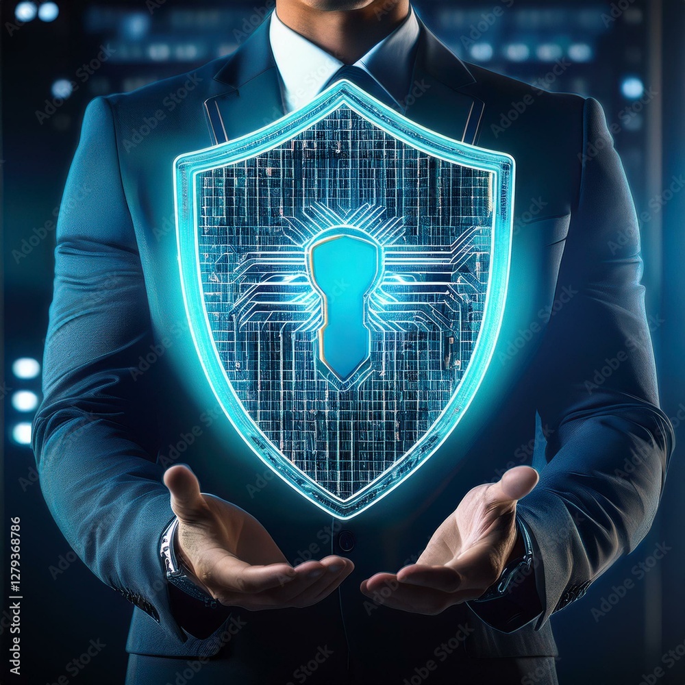 cyber security - protection, antivirus, fight against hackers