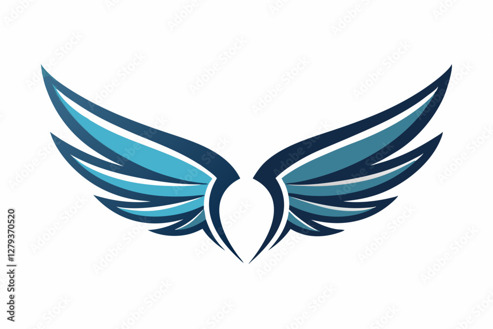 Fototapeta premium wings vector illustration 