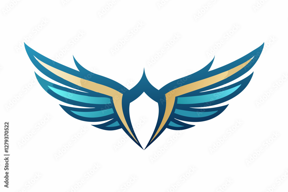 Fototapeta premium wings vector illustration 