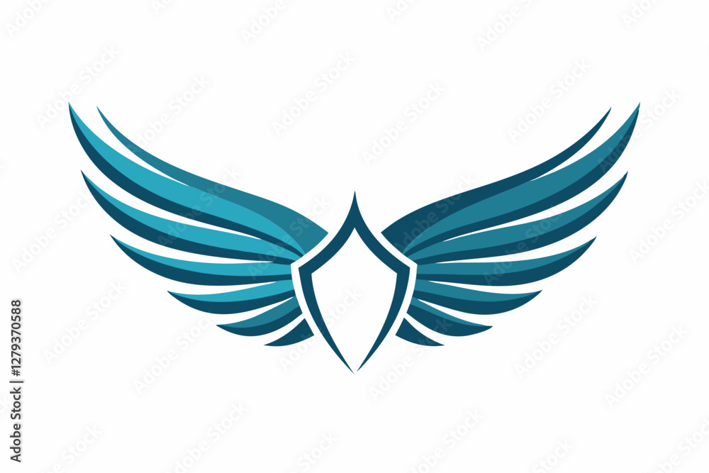 Obraz premium wings vector illustration 