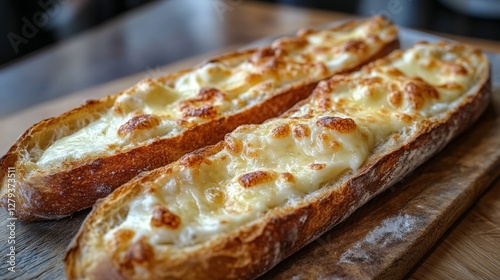 Wallpaper Mural Delicious Cheese Toast with Golden Melted Cheese on Crusty Bread Torontodigital.ca