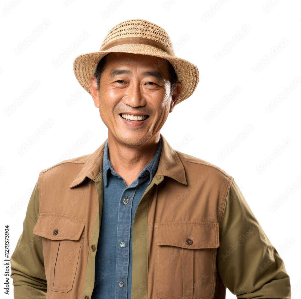 Fototapeta premium PNG Portrait adult smile photography.