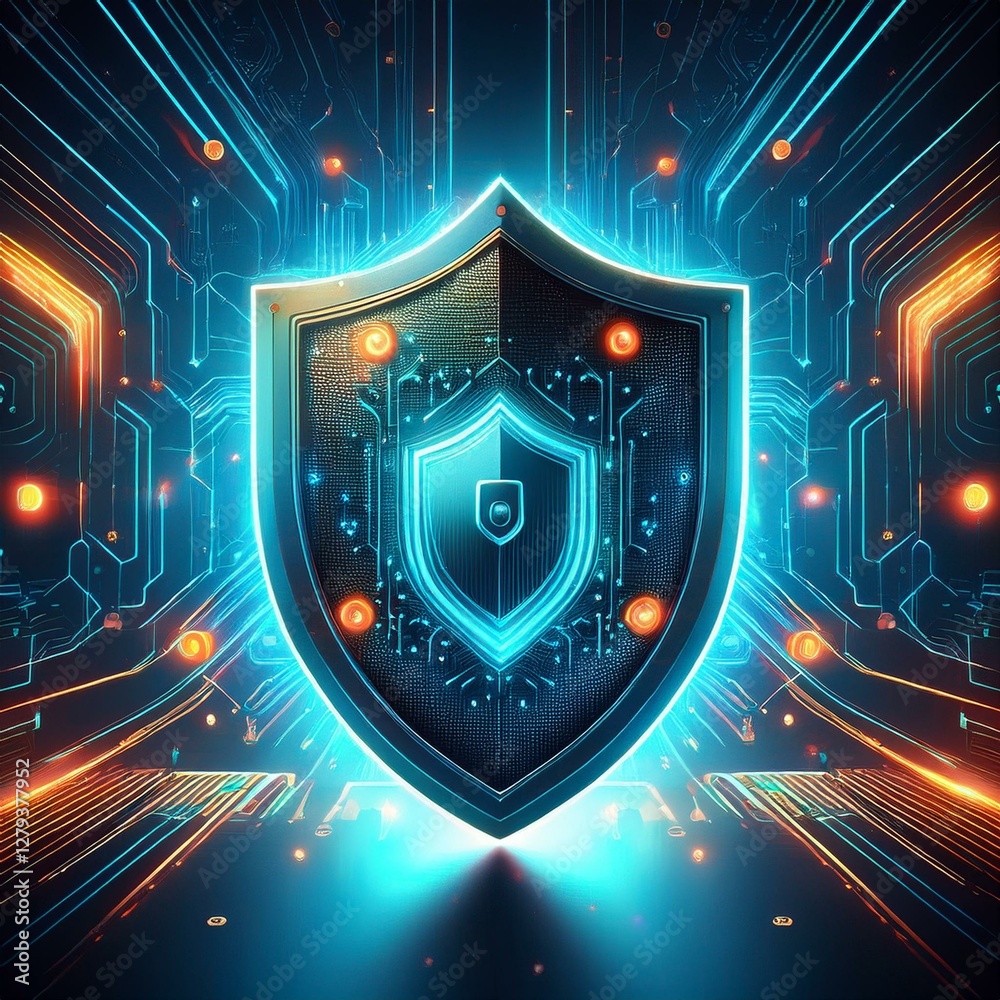 cyber security - protection, antivirus, fight against hackers 3