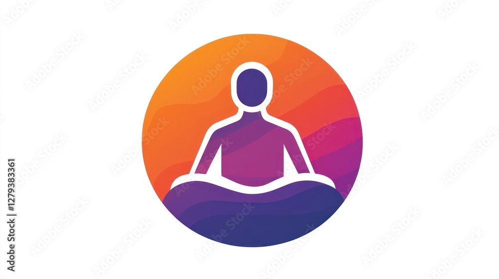 Tranquility: A Person Meditating in a Serene Environment Tranquility: A Person Meditating in a Serene Environment