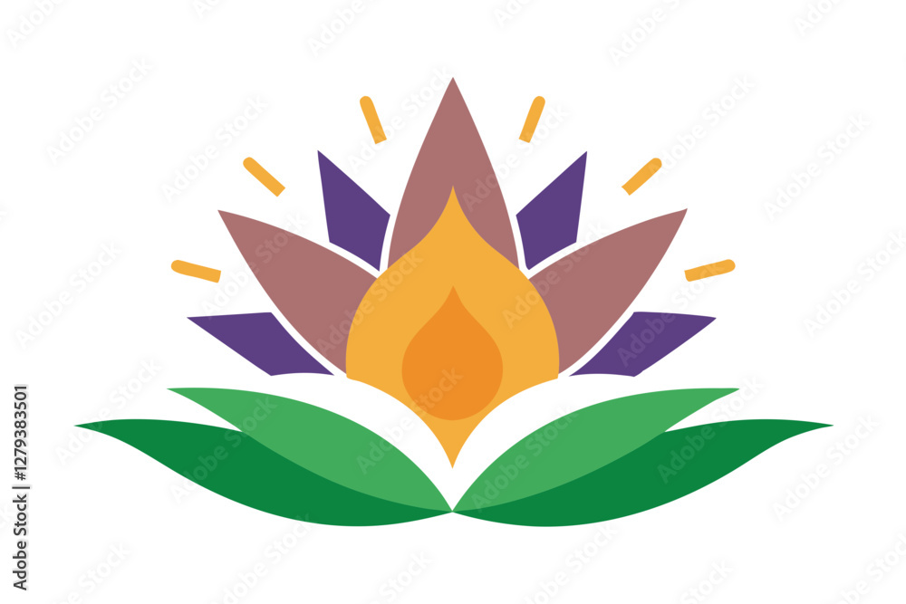 abstract flower icon abstract flower icon