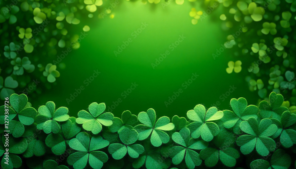Vibrant green clover leaves create a tranquil backdrop, perfect for St. Patrick's Day designs, festive decorations, or nature-themed projects, inviting freshness. Vibrant green clover leaves create a tranquil backdrop, perfect for St. Patrick's Day designs, festive decorations, or nature-themed projects, inviting freshness.