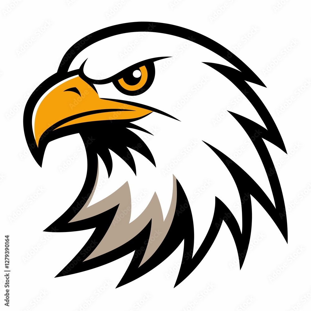 Obraz premium bald eagle vector illustration